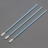 Small Round Head Double Layer Knitted Polyester Microfiber Swab with Long Handle