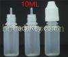 Empty E Liquid Plastic Dropper Bottles with Child Proof Bottle caps Ti