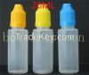 Empty E Liquid Plastic Dropper Bottles with Child Proof Bottle caps Ti