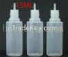 Empty E Liquid Plastic Dropper Bottles with Child Proof Bottle caps Ti