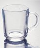 glass cup with handle