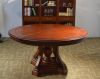 American country style accent wood dining room chairs Antique natural Color wooden Dining Table