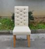 Fabric Canteen Wood Carved Chairs Restaurant Banquet Chair Cheap Upholstery Chair