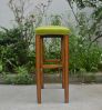 Wholesale pu leather seat chair french provicial vintage wood bar chair