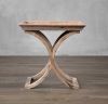 French Antique Finshing Restaurant Side Wooden Coffee Table, Reproduction Antique Chair used for hotel