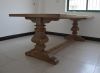 US country style solid wood vintage living room furniture dining table