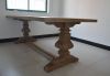 US country style solid wood vintage living room furniture dining table