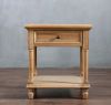 French Antique Finshing Restaurant Side Wooden Coffee Table, Reproduction Antique Chair used for hotel