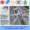 Aluminum exterior wall panel for building material