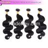 6A dyeable wavy brazilian human hair weaves