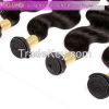 6A dyeable wavy brazilian human hair weaves