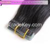 Popular tape hair 100 human hair skin weft hair