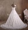 Elegant A Line Sweetheat Floor Length Lace Wedding Dresses with Beads