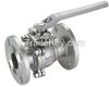 2PC Ball Valve Flanged End With Mounting Pad  JIS10K