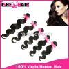 Hot Fashion Popular Brazilian Virgin Human Hair Extensions Body Wave 1pc 2pc 3pcs lot  1B Weave Beauty US Free Shipping