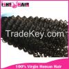 Popular 6A Brazilian Virgin Human Hair Extensions Kinky Curly Wave 1 2 3 lot Black Weave Beauty US 