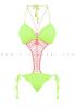 High quality Hand Crochet Monokini | swimwear,swimsuits,beachwear,handmade,boho,bohemian,gypsy,sexy,strappy,neon,color block