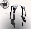 Police Pistol Double Shoulder Holster Camo ACU