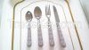 Valentine's / Wedding Gift Heart Print Plastic Handle Cutlery Set