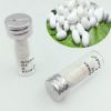 oral flosser biodegradable silk dental floss in glass bottle container