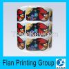 Wholesale cute cartoon custom waterproof roll label/sticker