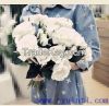 12 inch real touch PU artificial flowers rose bundles*12 wedding decoration