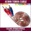 Transparent RCA cable mix colors hot-sale in 2015