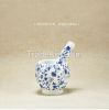 Porcelain Glazed Mortar and Pestle