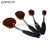 Hot sale oval makeup brushes set