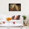 Stretched Framed Canvas Prints, Peaceful BUDDHA, 20&quot;x32&quot;, Brighten Home Decoration Wall Art