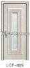 Office wood door with glass