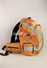 safety sports travel backpack with honeycomb foam backside