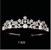 Tiara With Comb Clear Rhinestone