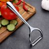 Zinc Alloy Stainless Steel Ultra Sharp Y-shaped Potato Peeler For Fruit Vegetable