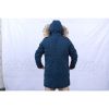 Men Blue Tech Parka