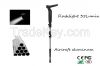 Aluminum shaft Adjustable walking stick,foldable walking stick