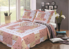 Microfiber polyester quilt/bedding set/bed spread