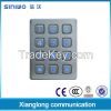 4x3 12 keys matrix stainless steel backlit illuminated backlit keypad