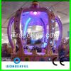 amusement kids game crown mini carousel in amusement park