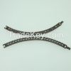 For Men New Gold Black Hand Chain Magnetic Germanium Bracelet Models