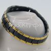 For Men New Gold Black Hand Chain Magnetic Germanium Bracelet Models