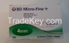 BD microfine 4mm, 5mm,8 mm