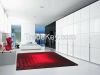 Modern Home Luxury Pattern Carpets And Shaggy Rug 3d Red