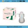 Winged ultra thin anion sanitary napkin