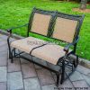 2-seater cast aluminum...