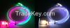 2015 NEW Light rainbow for iPhone 4S / iphone 5/ iphone 5s usb luminescence data line USB mobile phone charger with LED lamp