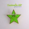 China zhongshan supplier custom metal pin badge, Custom 5 star metal pin