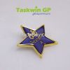 China zhongshan supplier custom metal pin badge, Custom 5 star metal pin