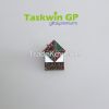 China metal cross pin, custom house sahpe metal pin bade