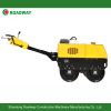 walk behind double drum vibratory roller